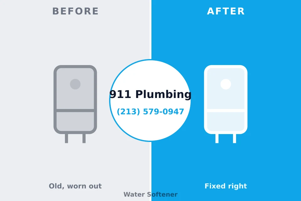 Before and after: plumbing repair Choudrant, LA